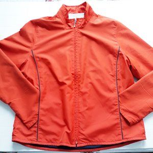 Tommy Hilfiger Golf Orange Full Zip Jacket Sz M